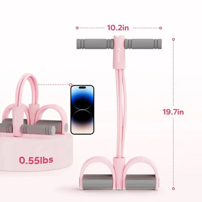 Pedal resistance band workout